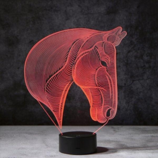 Luminária Decoração 3D Cavalo + Frete Grátis + Envio Imediato + Brinde