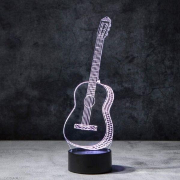 Luminária Decoração 3D Guitarra + Frete Grátis + Envio Imediato + Brinde