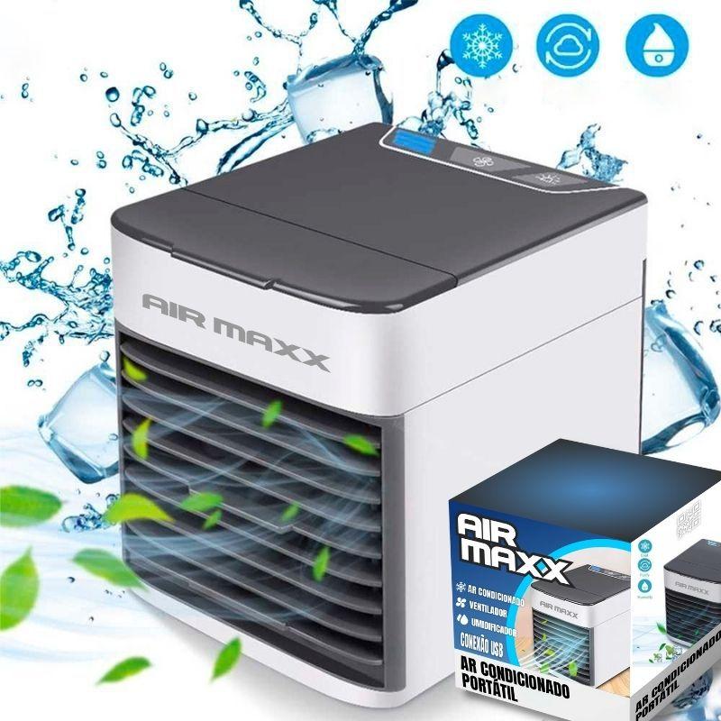 Ar Condicionado Portátil Air Maxx USB + Frete Grátis + Envio Imediato + Brinde PromoDesconto