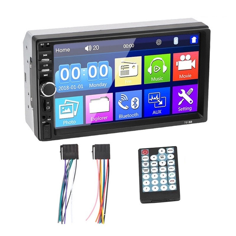 Central Multimídia para Carro Universal Stereo Rádio Bluetooth USB Android + Frete Grátis + Envio Imediato + Brinde