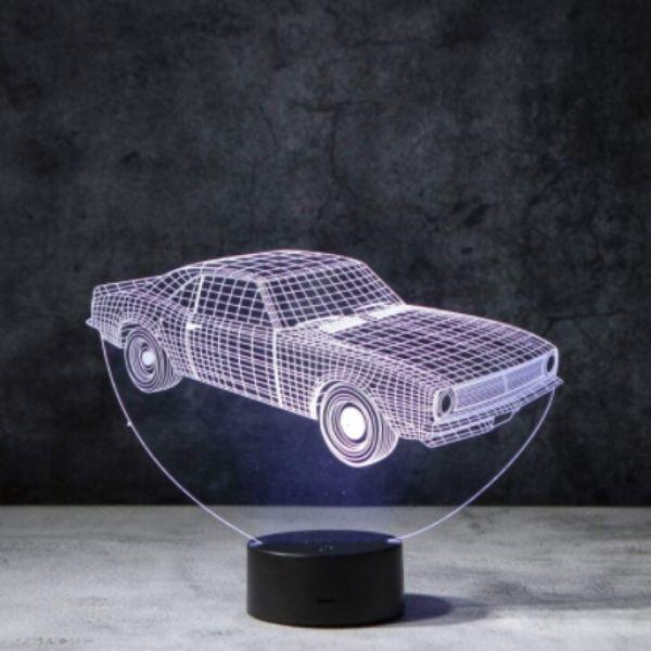 Luminária Decoração 3D Carro Clássico + Frete Grátis + Envio Imediato + Brinde