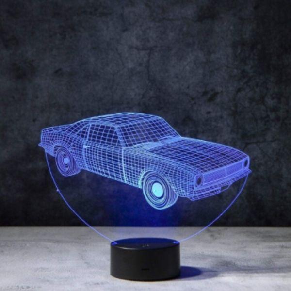 Luminária Decoração 3D Carro Clássico + Frete Grátis + Envio Imediato + Brinde