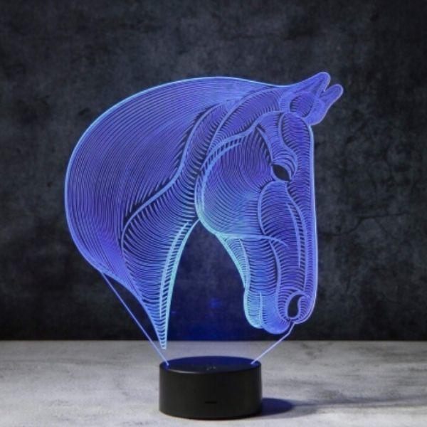 Luminária Decoração 3D Cavalo + Frete Grátis + Envio Imediato + Brinde