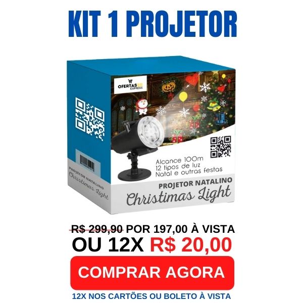Projetor Christmas Light Laser Resistente à Água Original + Frete Grátis + Envio Imediato + Brinde BlackFriday2