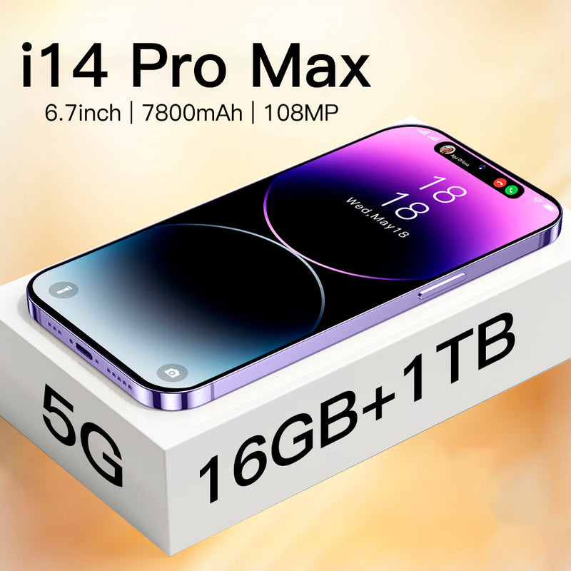 Smartphone i14 PRO Max 6.7" 4/5G + Frete Grátis + Envio Imediato + Brinde