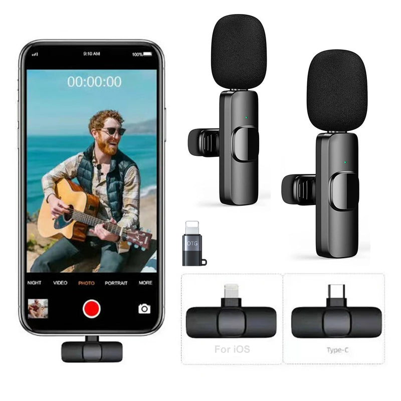 Microfone de Gravação Áudio Android Iphone + Frete Grátis + Envio Imediato + Brinde
