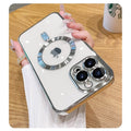 Capa iPhone Luxuosa Transparente Magnética Magsafe + Frete Grátis + Envio Imediato + Brinde