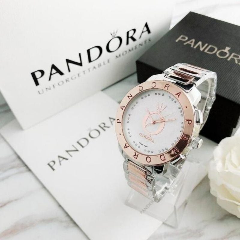 Relógio de Luxo Pandora + Frete Grátis + Envio Imediato + Brinde Pacote Presente (Presente de Natal)